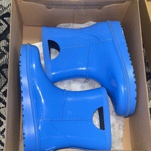 Bright Blue Rain Boots